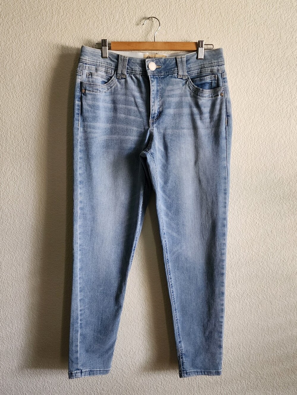Democracy Ab Technology Sz.10 Light Wash Skinny Jeans